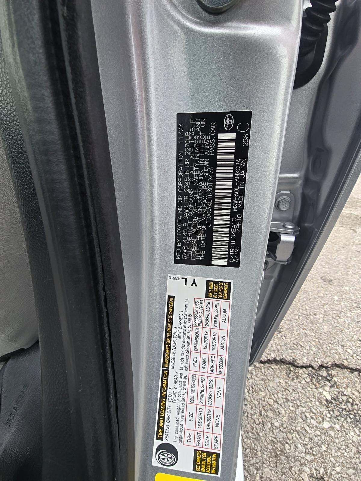 2024 Toyota Prius XLE FWD