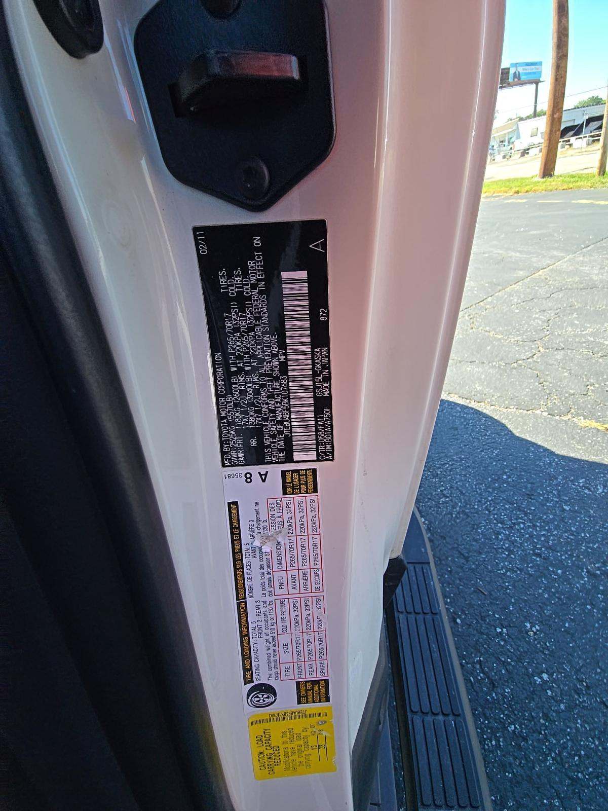 2011 Toyota FJ Cruiser Base AWD