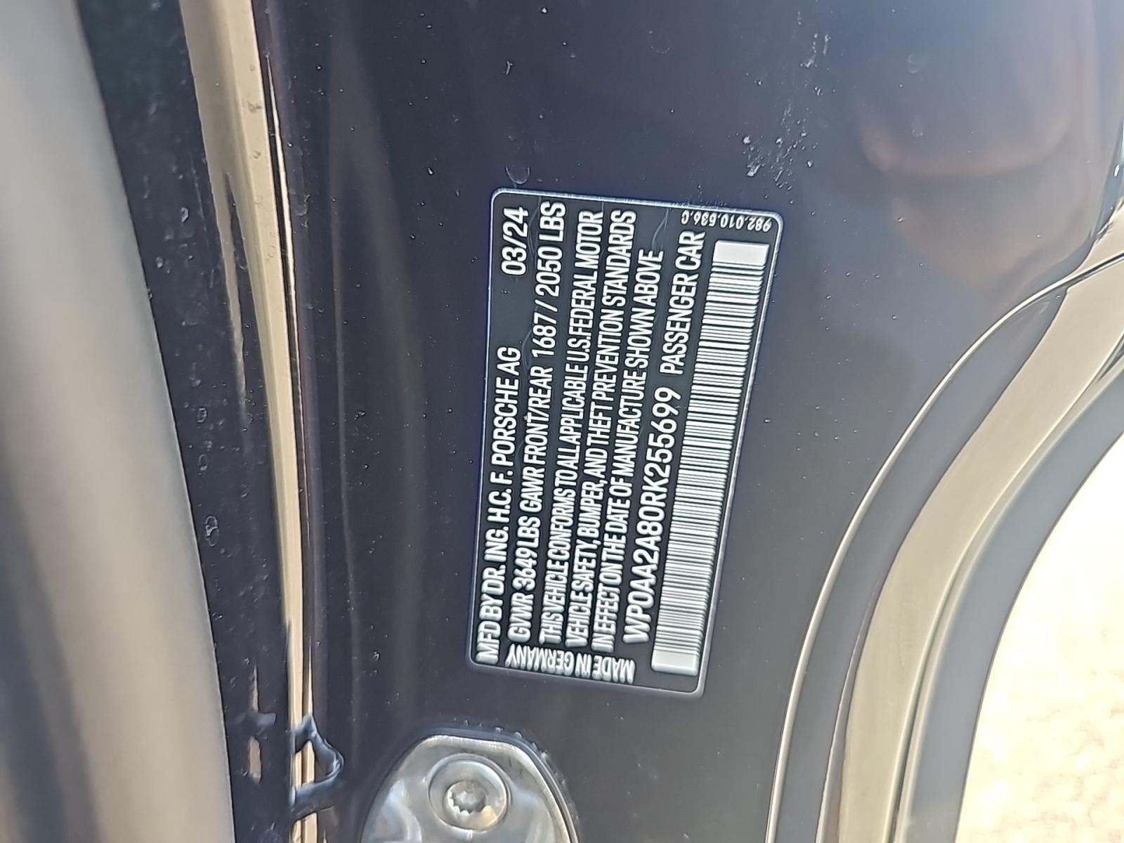 2024 Porsche 718 Cayman Base RWD