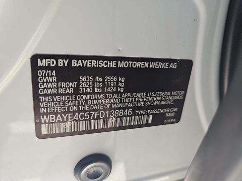 2015 BMW 7 Series 740Li RWD