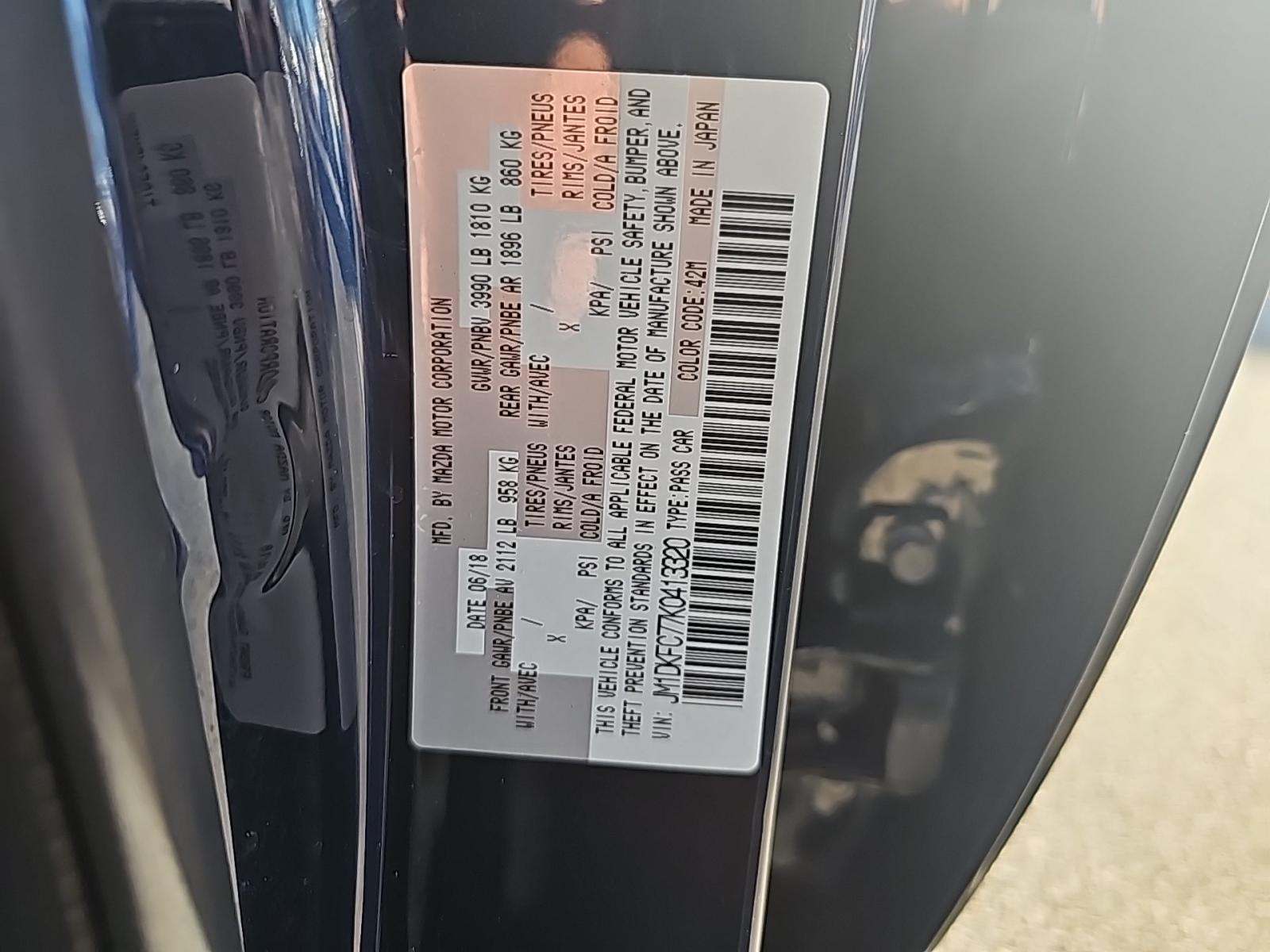 2019 MAZDA CX-3 Touring AWD