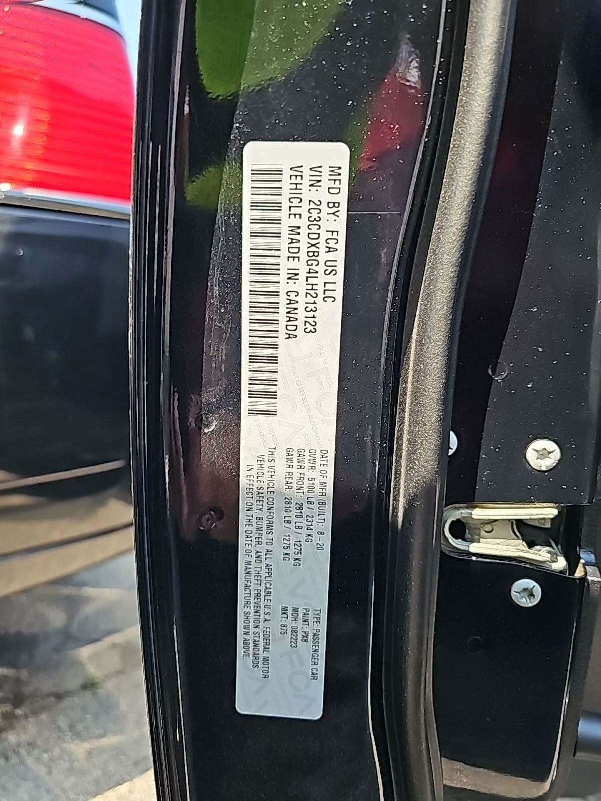 2020 Dodge Charger SXT RWD