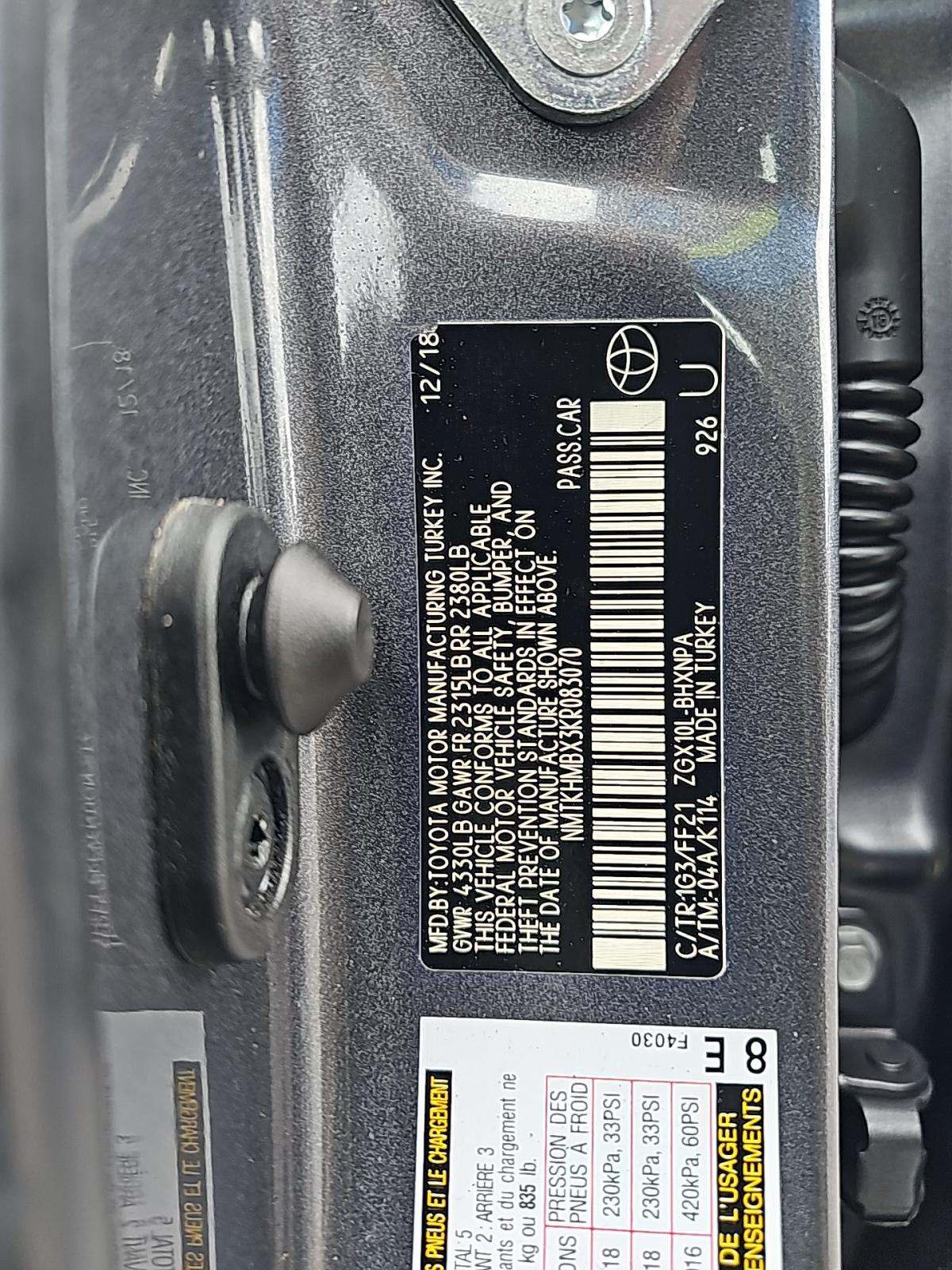 2019 Toyota C-HR XLE FWD