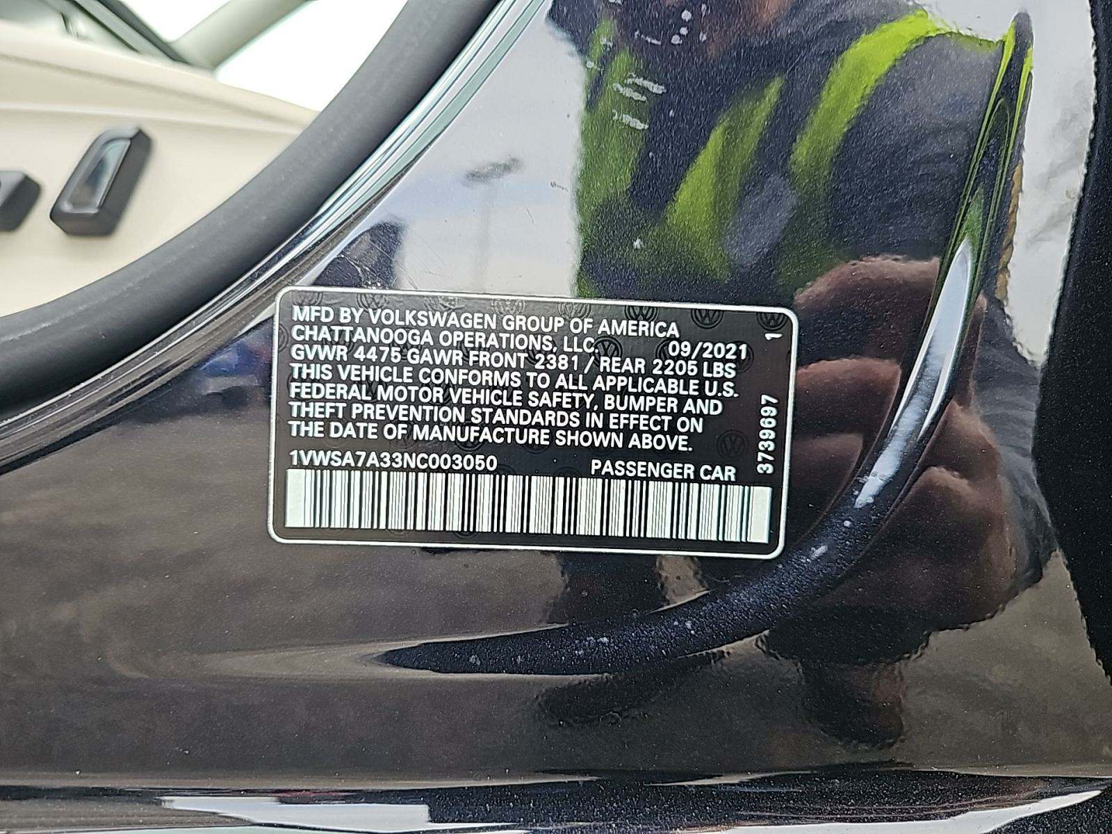 2022 Volkswagen Passat 2.0T SE FWD