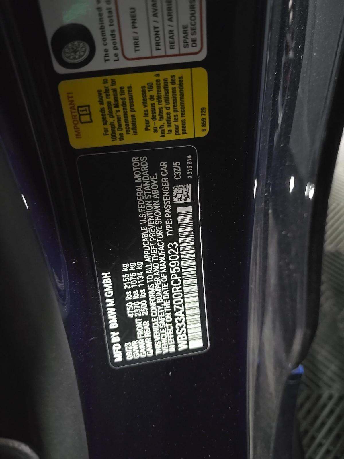 2024 BMW M4 Competition RWD