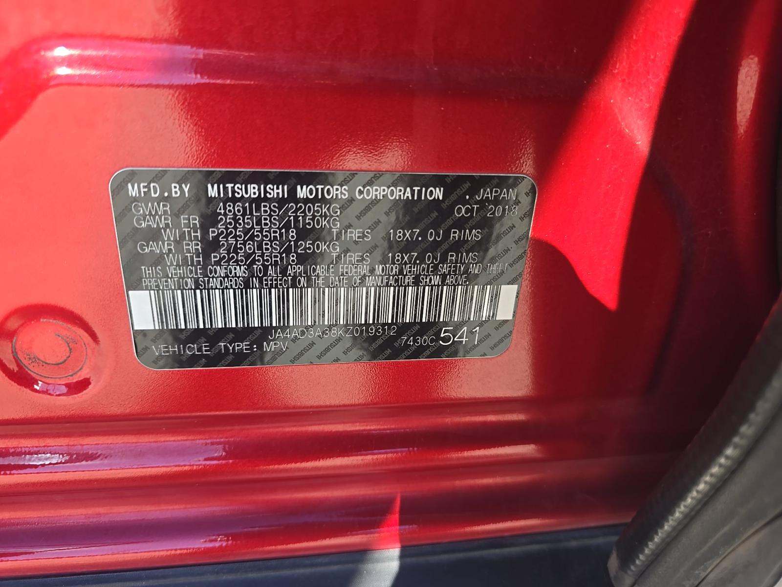 2019 Mitsubishi Outlander SE FWD