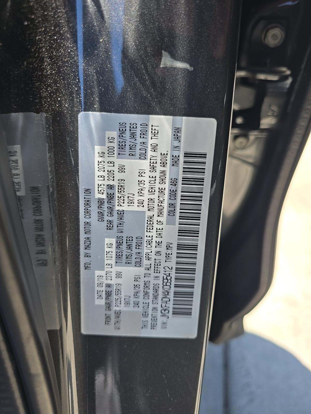2019 MAZDA CX-5 Grand Touring FWD