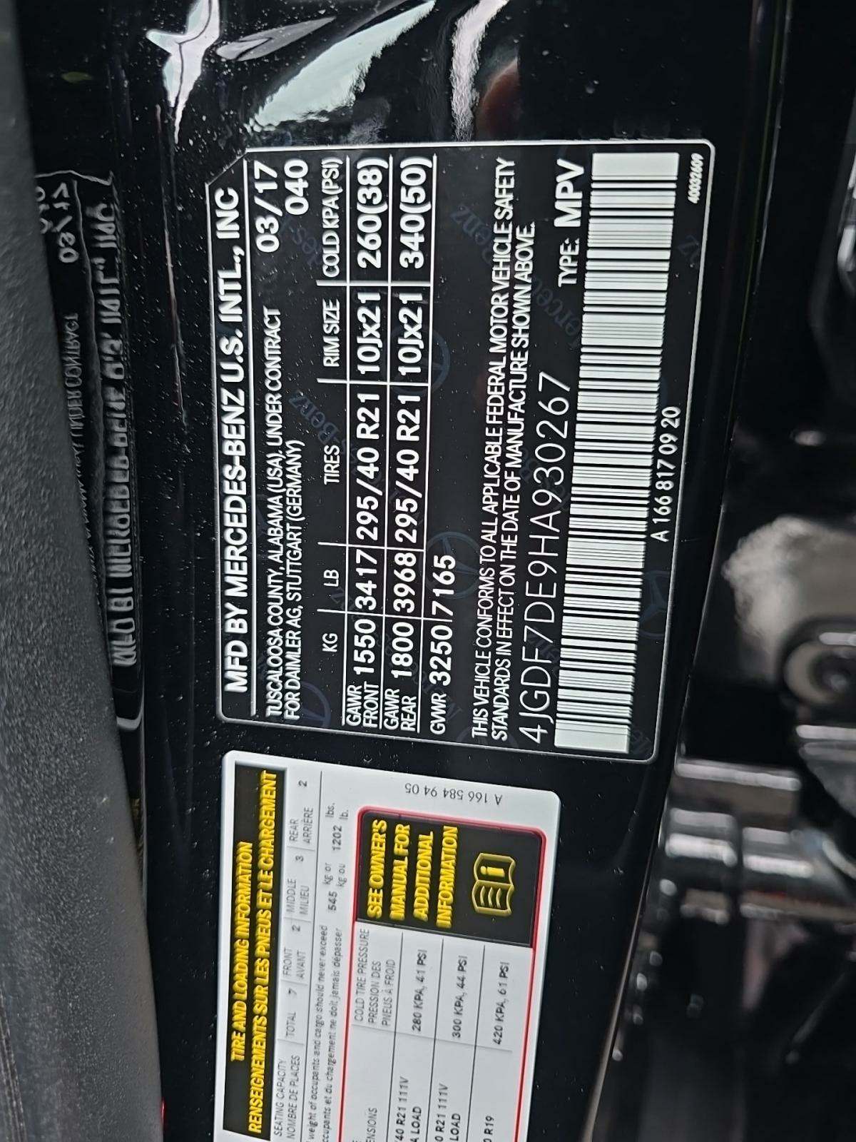 2017 Mercedes-Benz GLS GLS 550 AWD