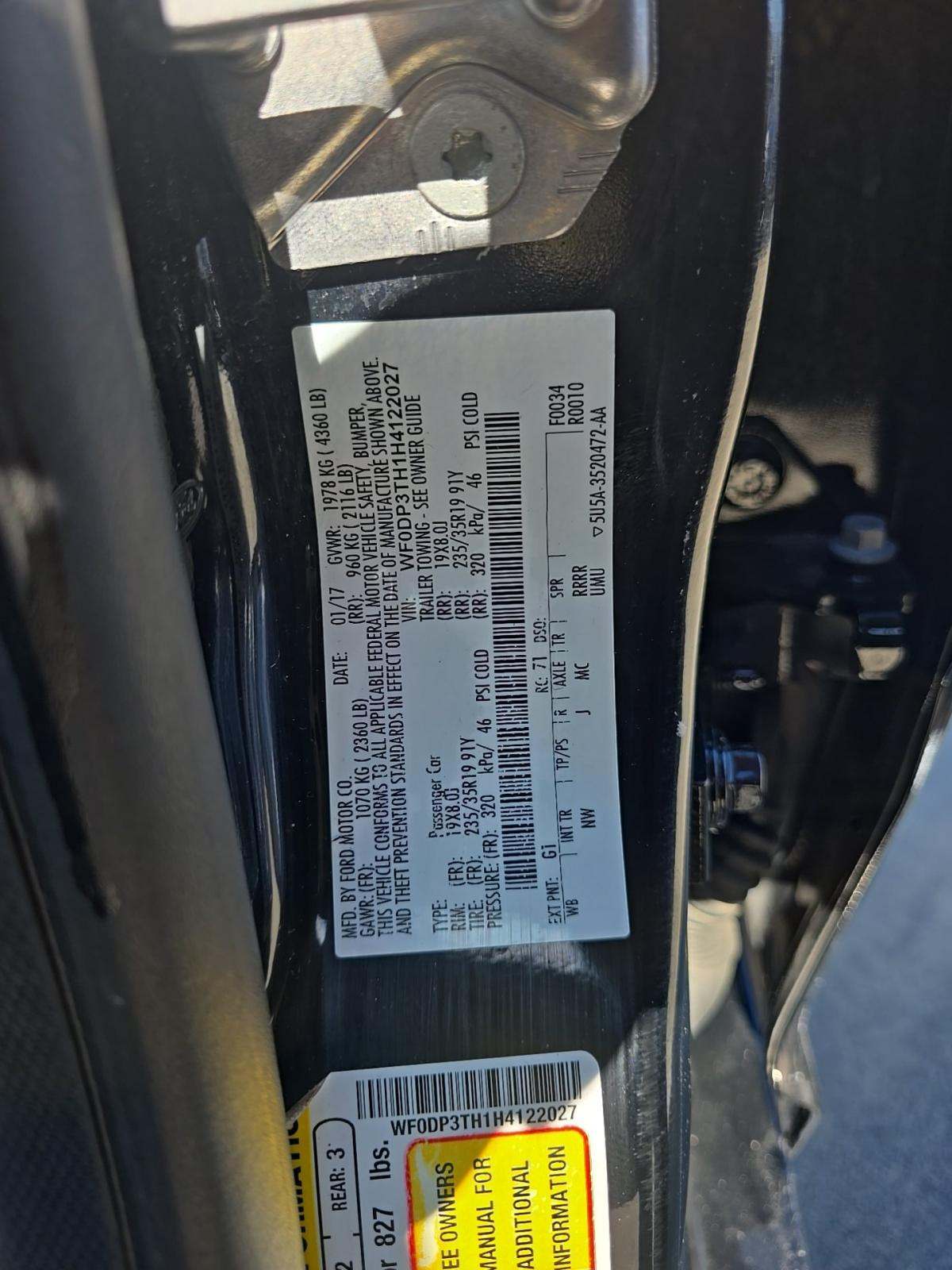 2017 Ford Focus RS AWD