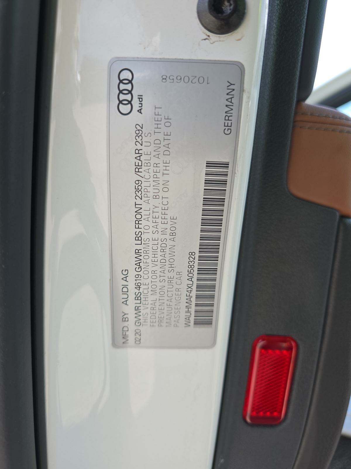 2020 Audi A4 Premium Plus FWD