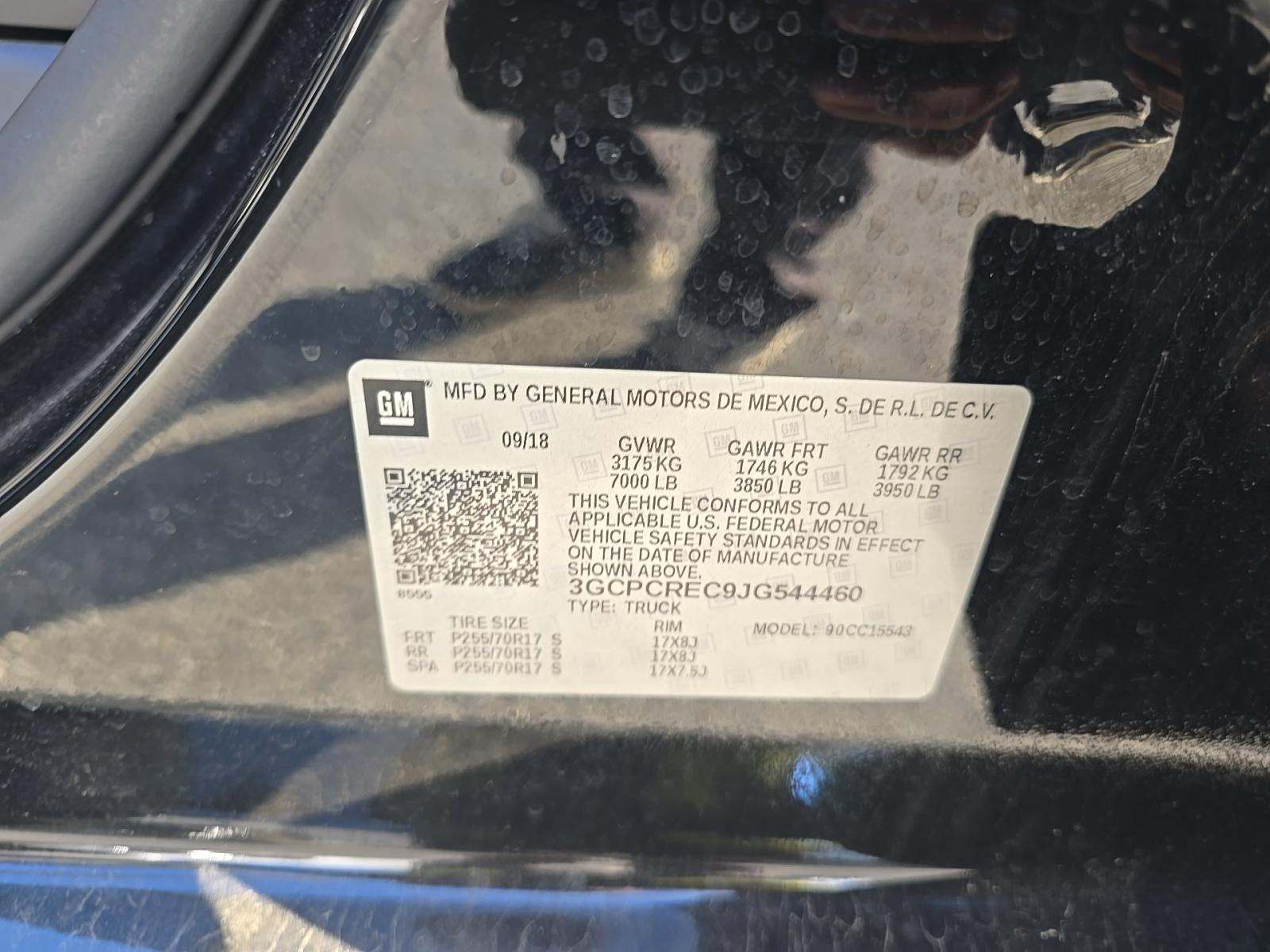 2018 Chevrolet Silverado 1500 LT RWD