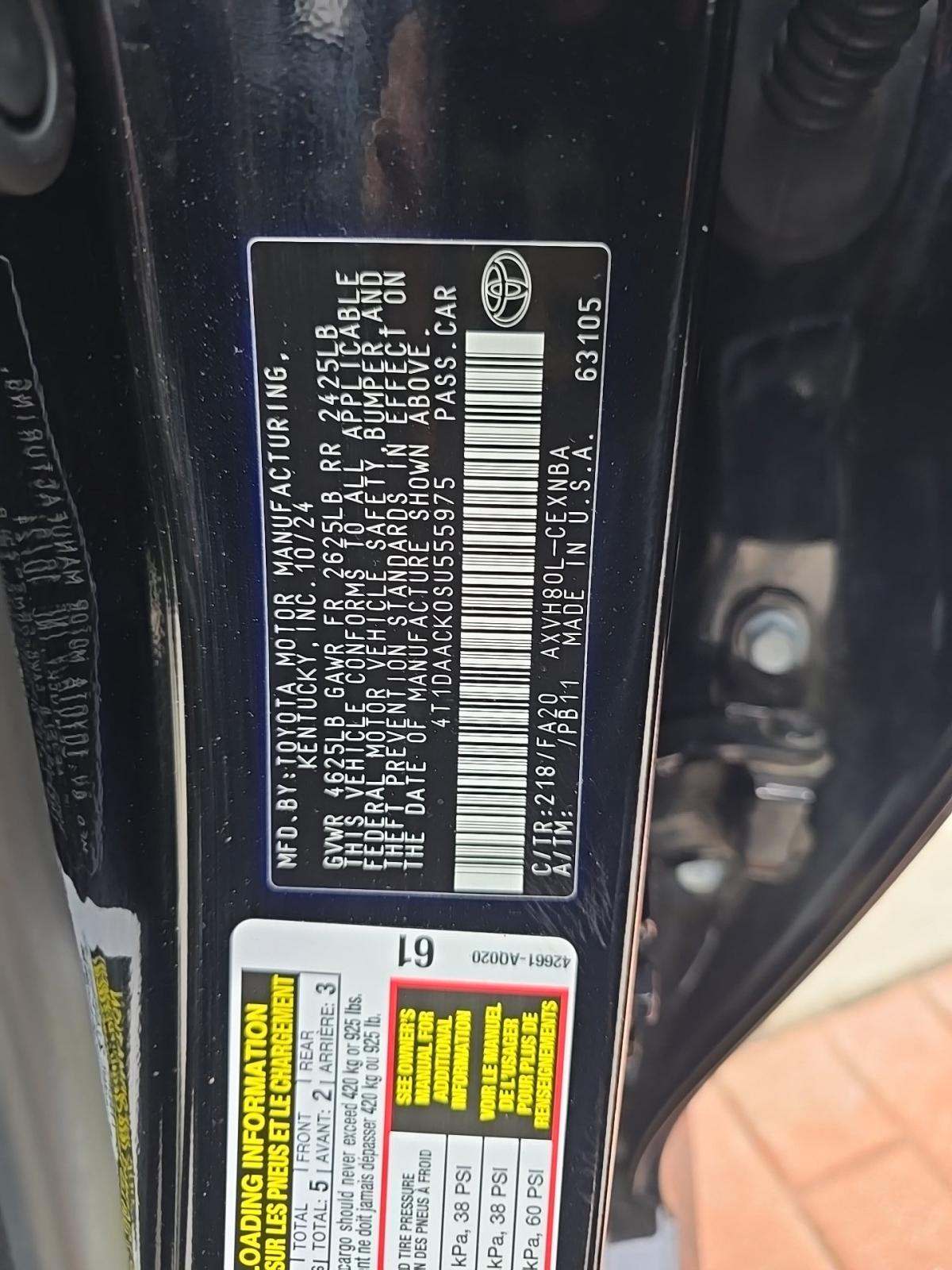 2025 Toyota Camry LE FWD