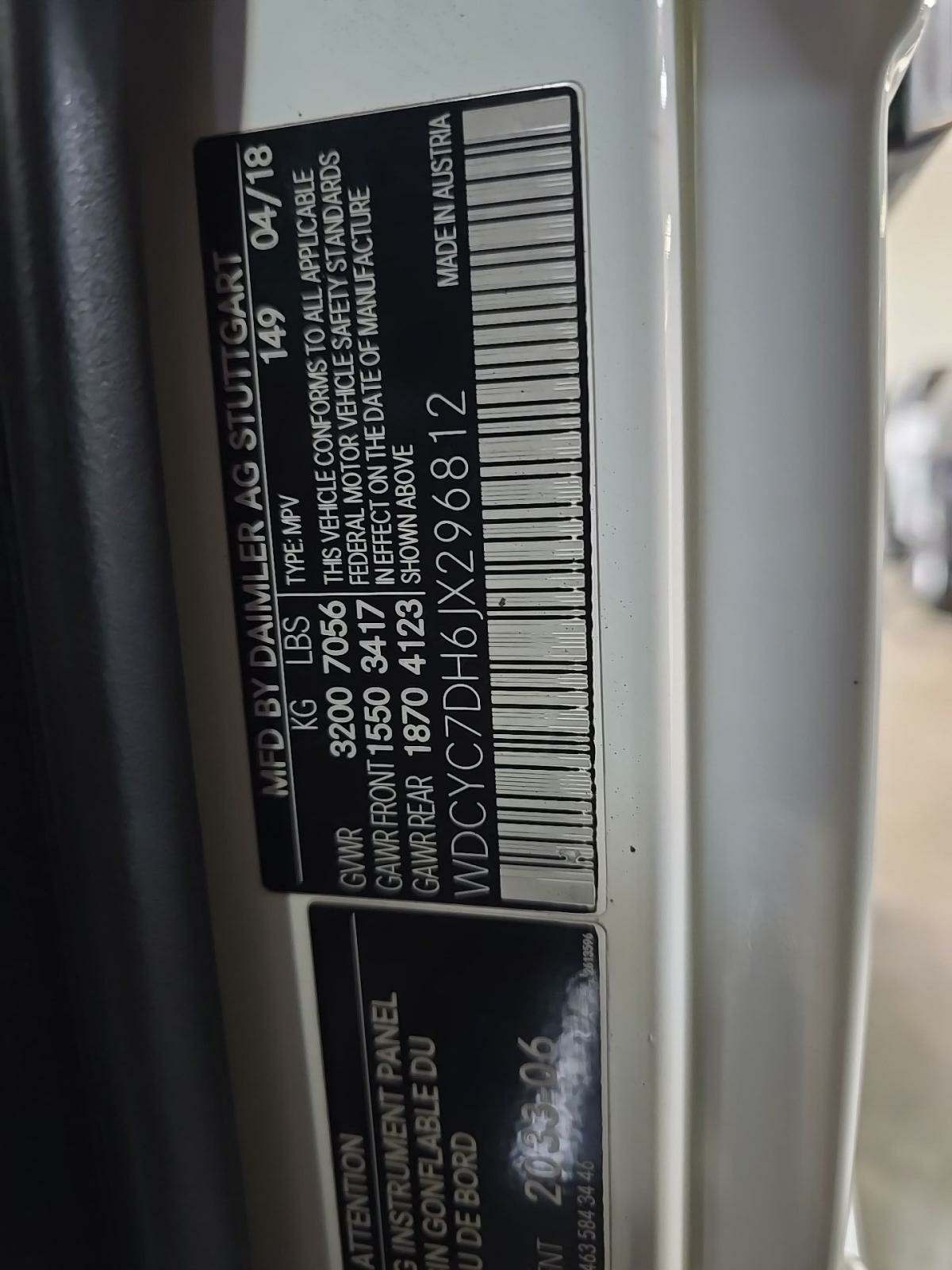 2018 Mercedes-Benz G-Class AMG G 63 AWD