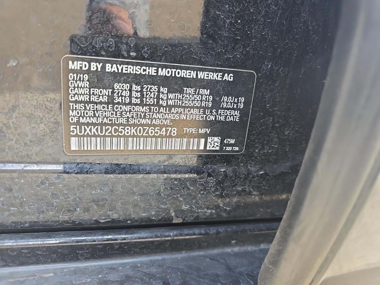 2019 BMW X6 xDrive35i AWD