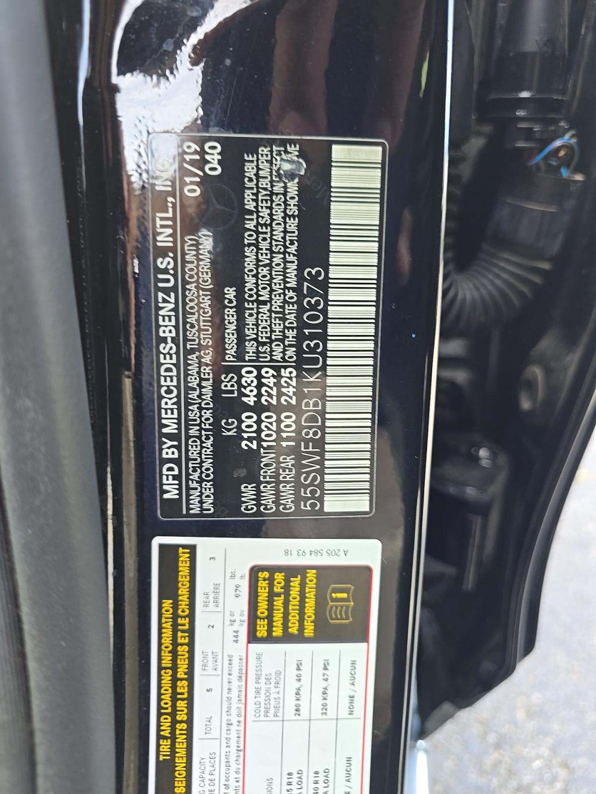 2019 Mercedes-Benz C-Class C 300 RWD