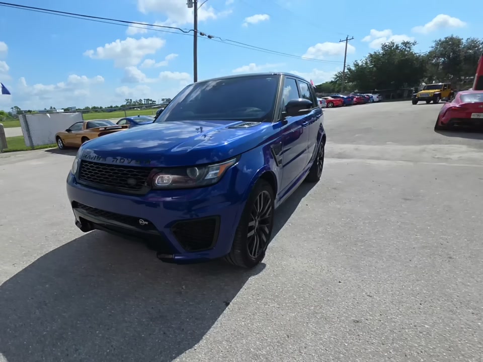2017 Land Rover Range Rover Sport SVR AWD