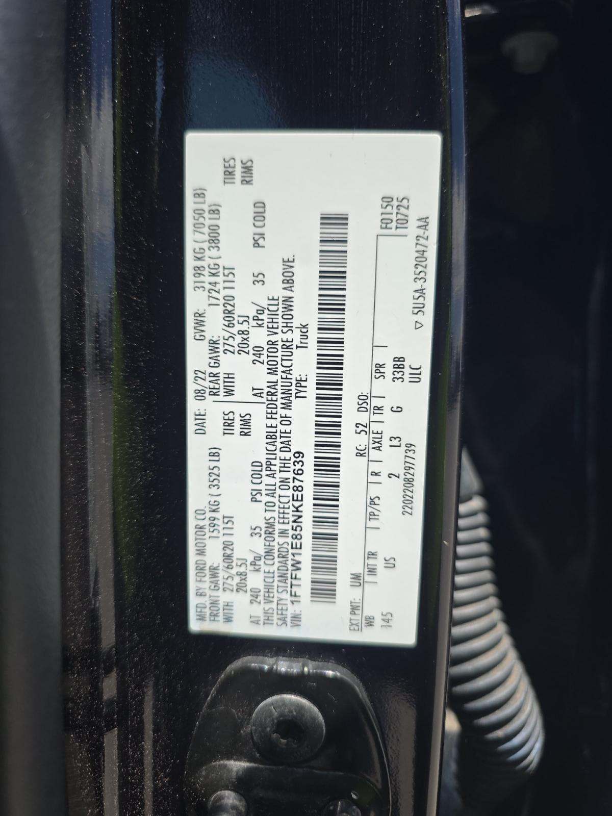2022 Ford F-150 XLT AWD