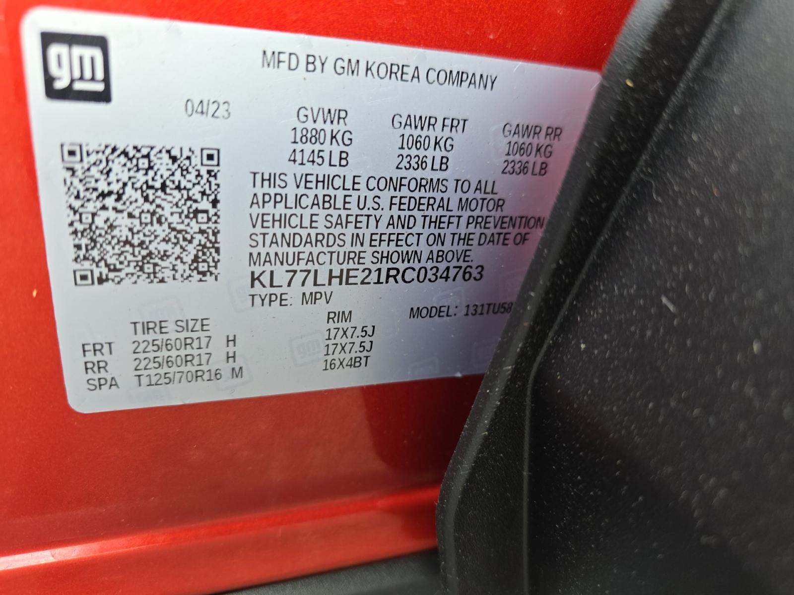 CHEVROLET TRAX - 1