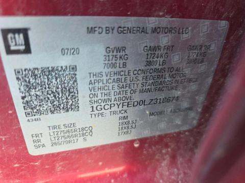 CHEVROLET LT TRAIL BOSS - 1