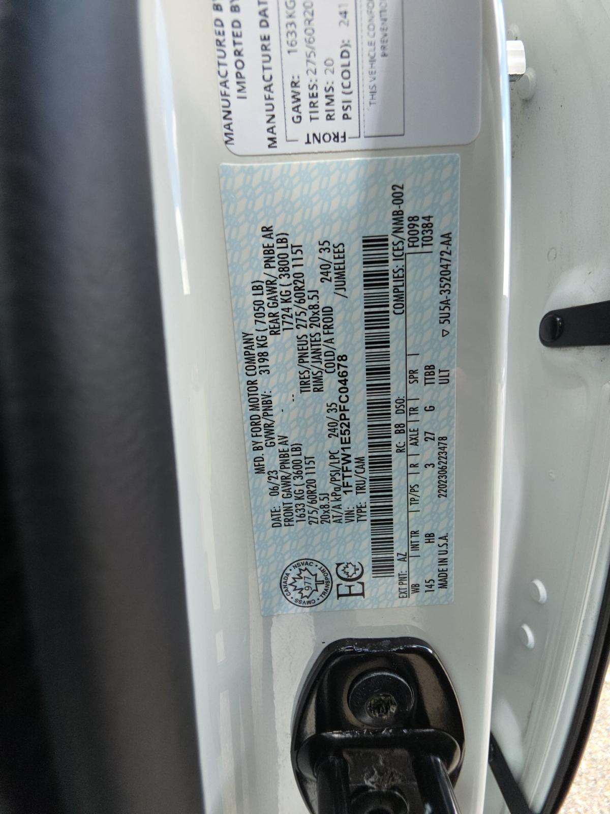 2023 Ford F-150 Lariat AWD