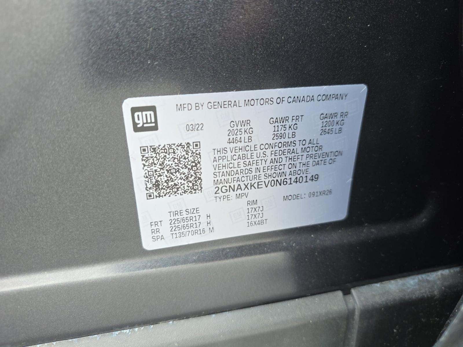 2022 Chevrolet Equinox LT FWD