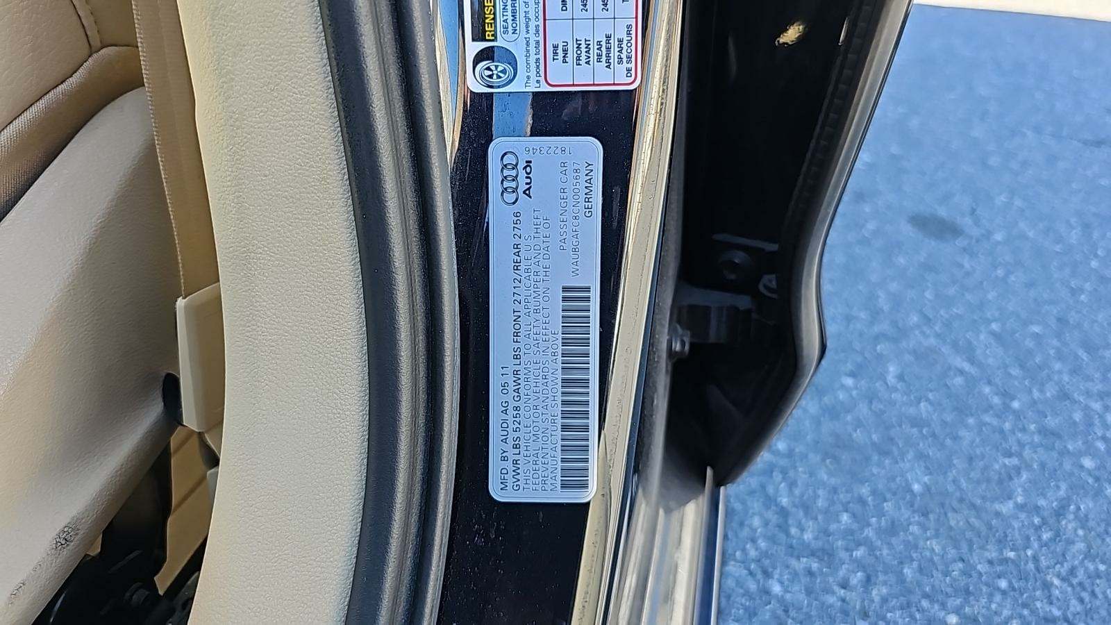 2012 Audi A6 3.0T Premium Plus AWD