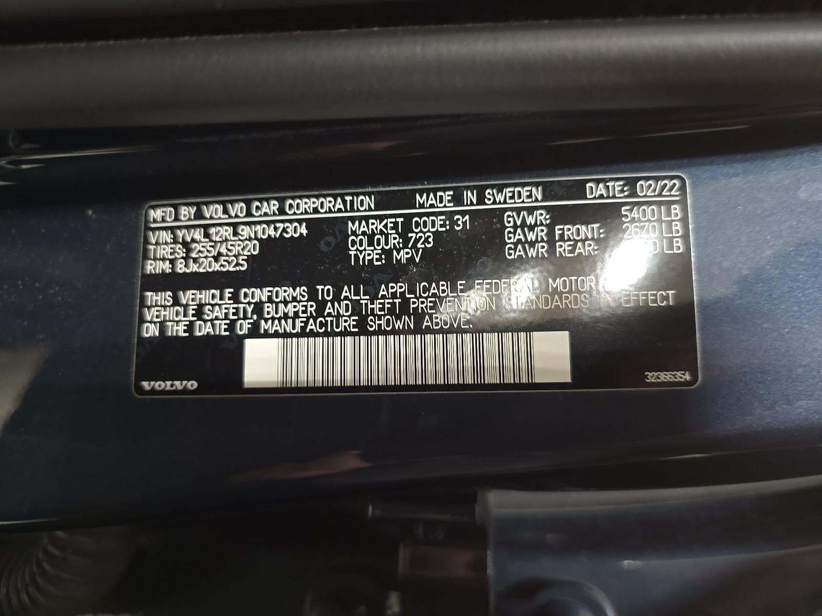 2022 Volvo XC60 B5 Inscription AWD