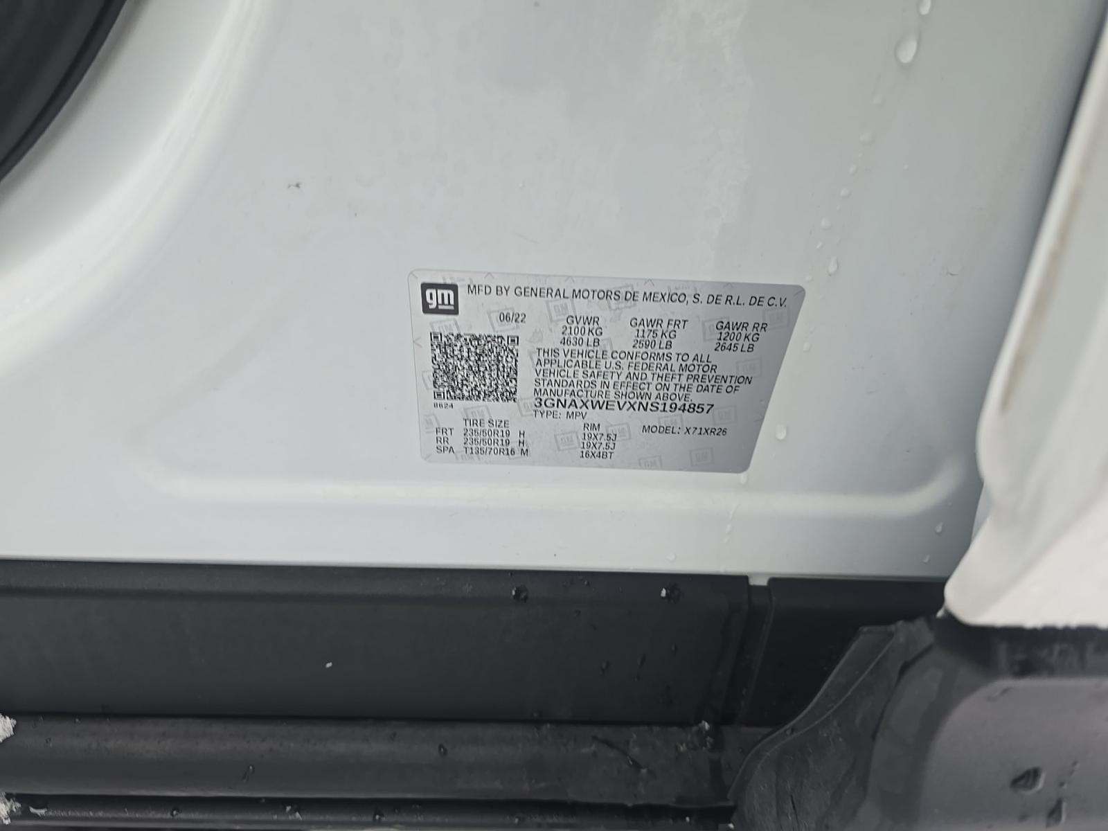 2022 Chevrolet Equinox RS AWD