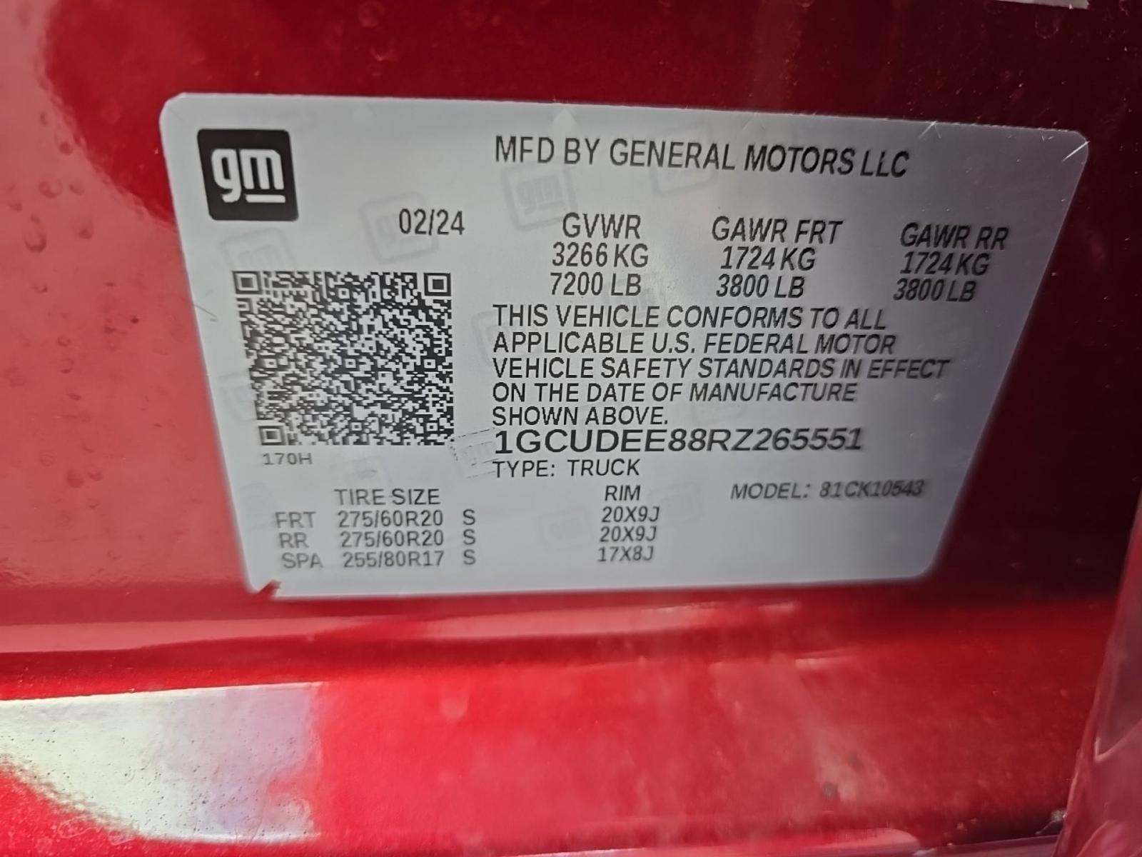 2024 Chevrolet Silverado 1500 RST AWD