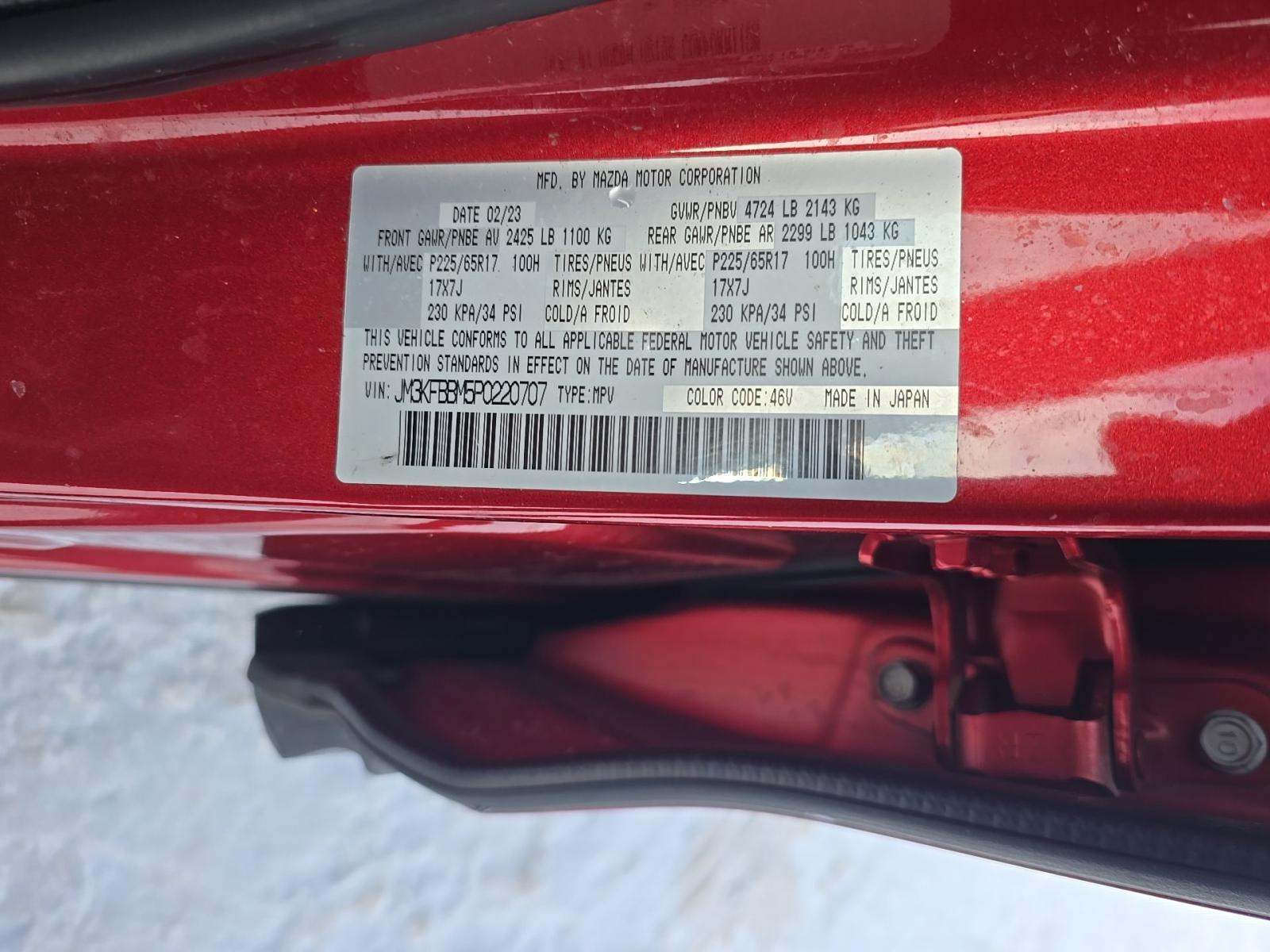 2023 MAZDA CX-5 2.5 S Select Package AWD