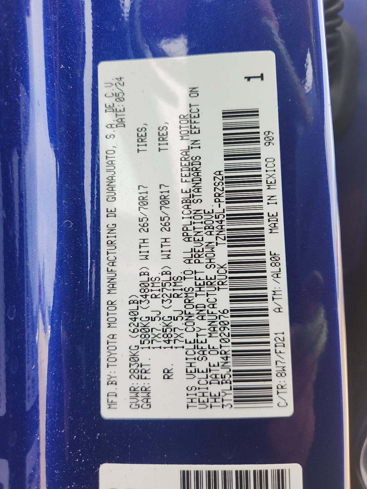 2024 Toyota Tacoma TRD Off-Road AWD