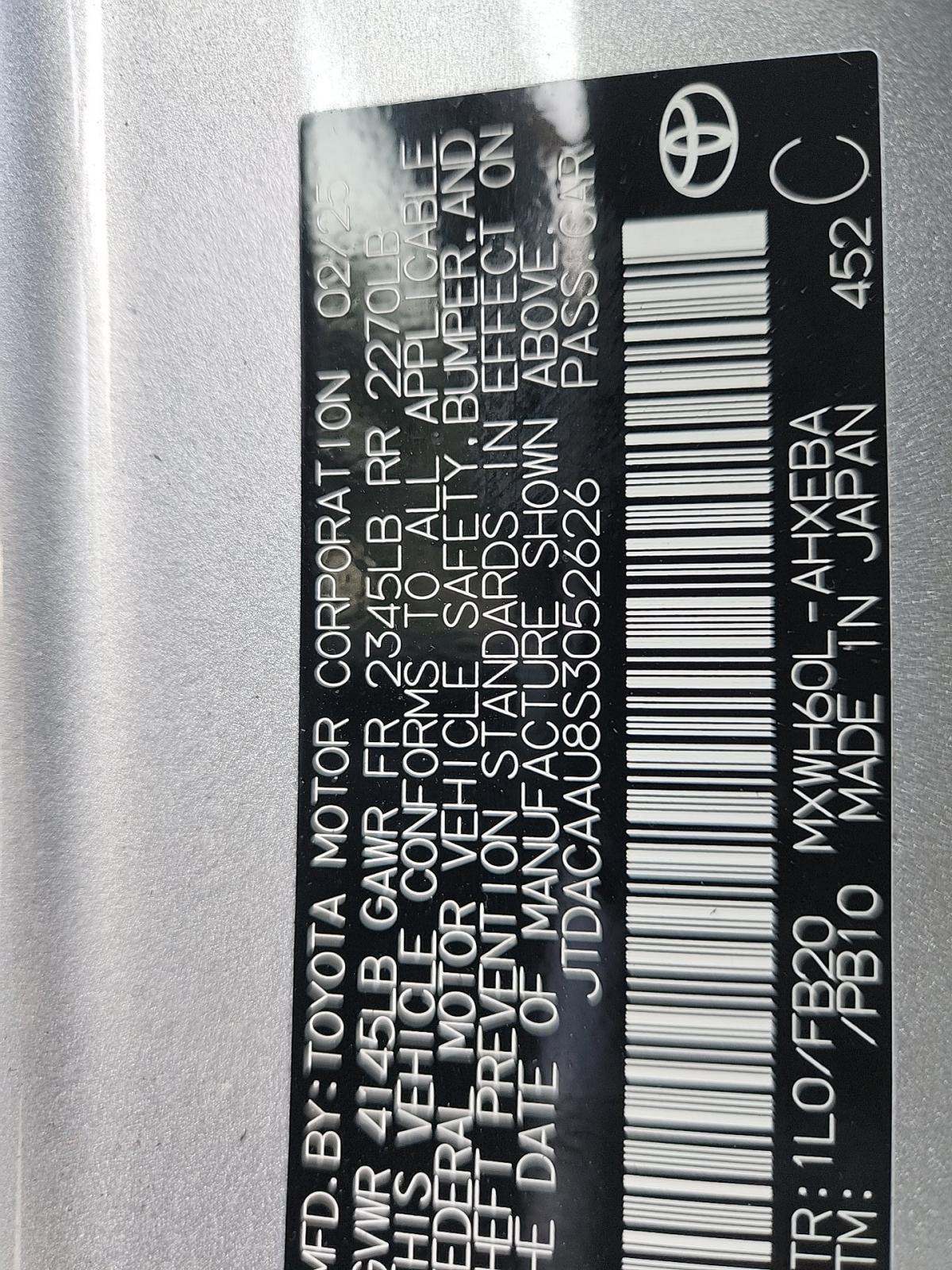 2025 Toyota Prius LE FWD