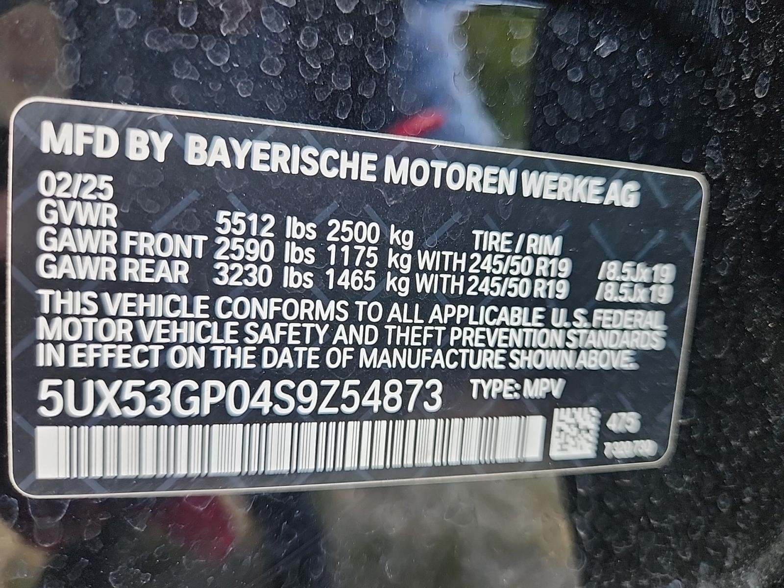 2025 BMW X3 xDrive30i AWD