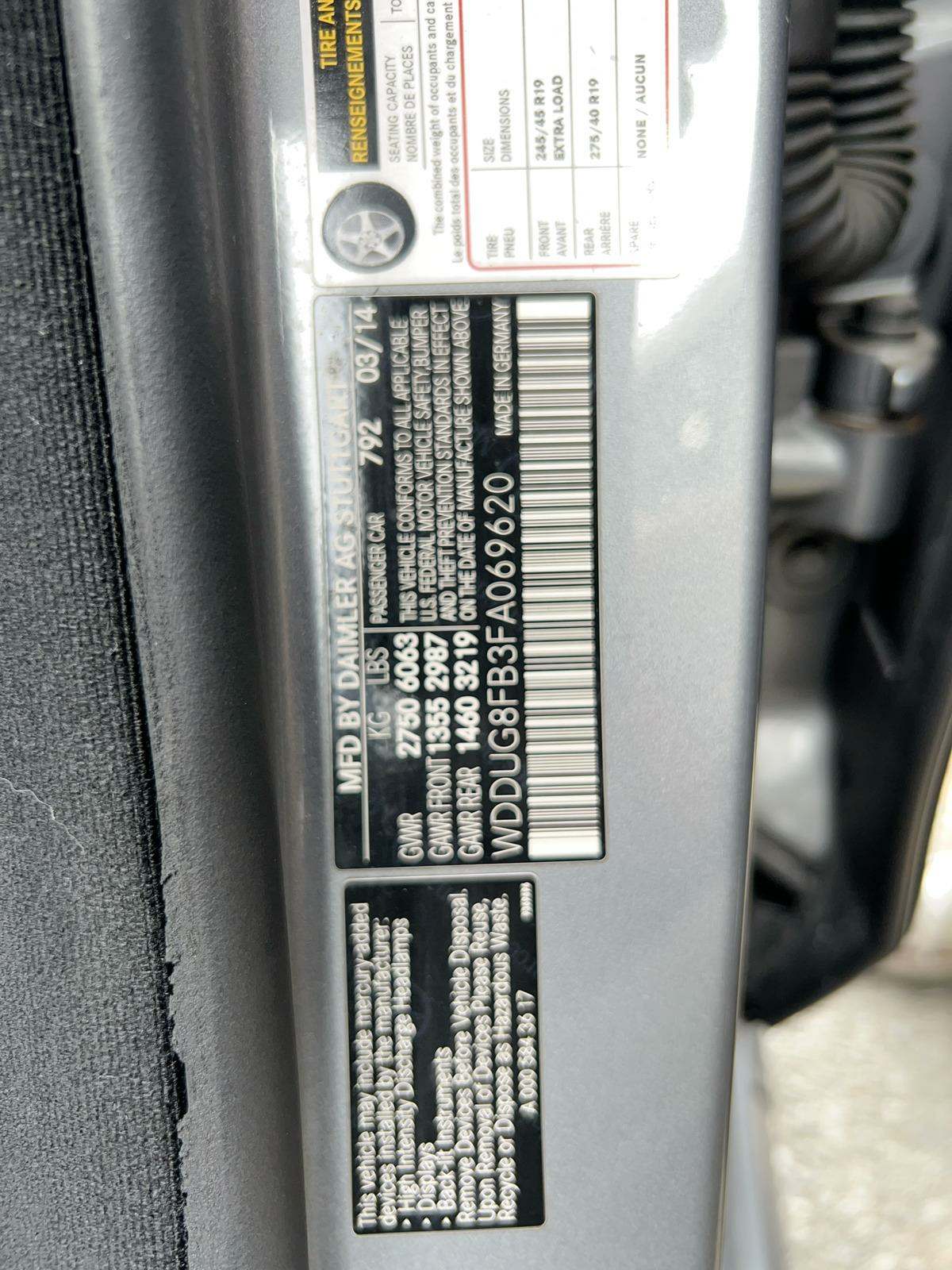 2015 Mercedes-Benz S-Class S 550 AWD