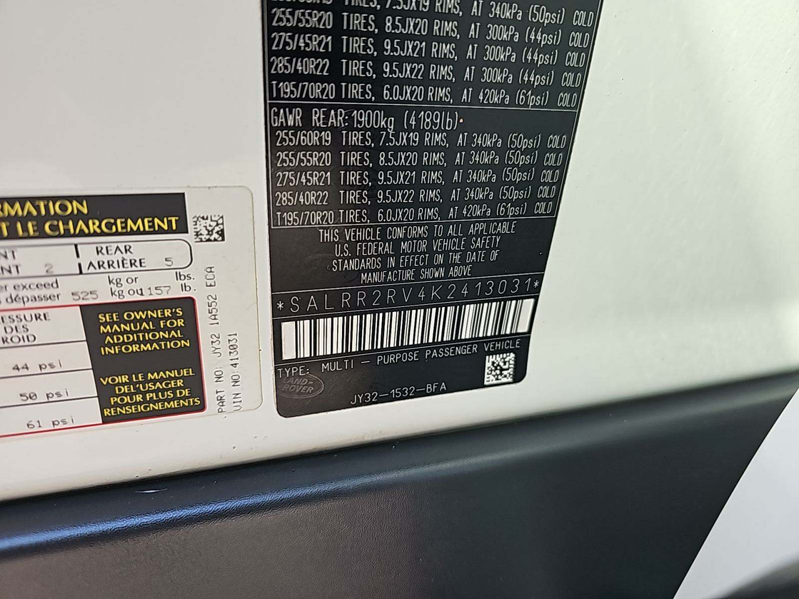 2019 Land Rover Discovery HSE AWD