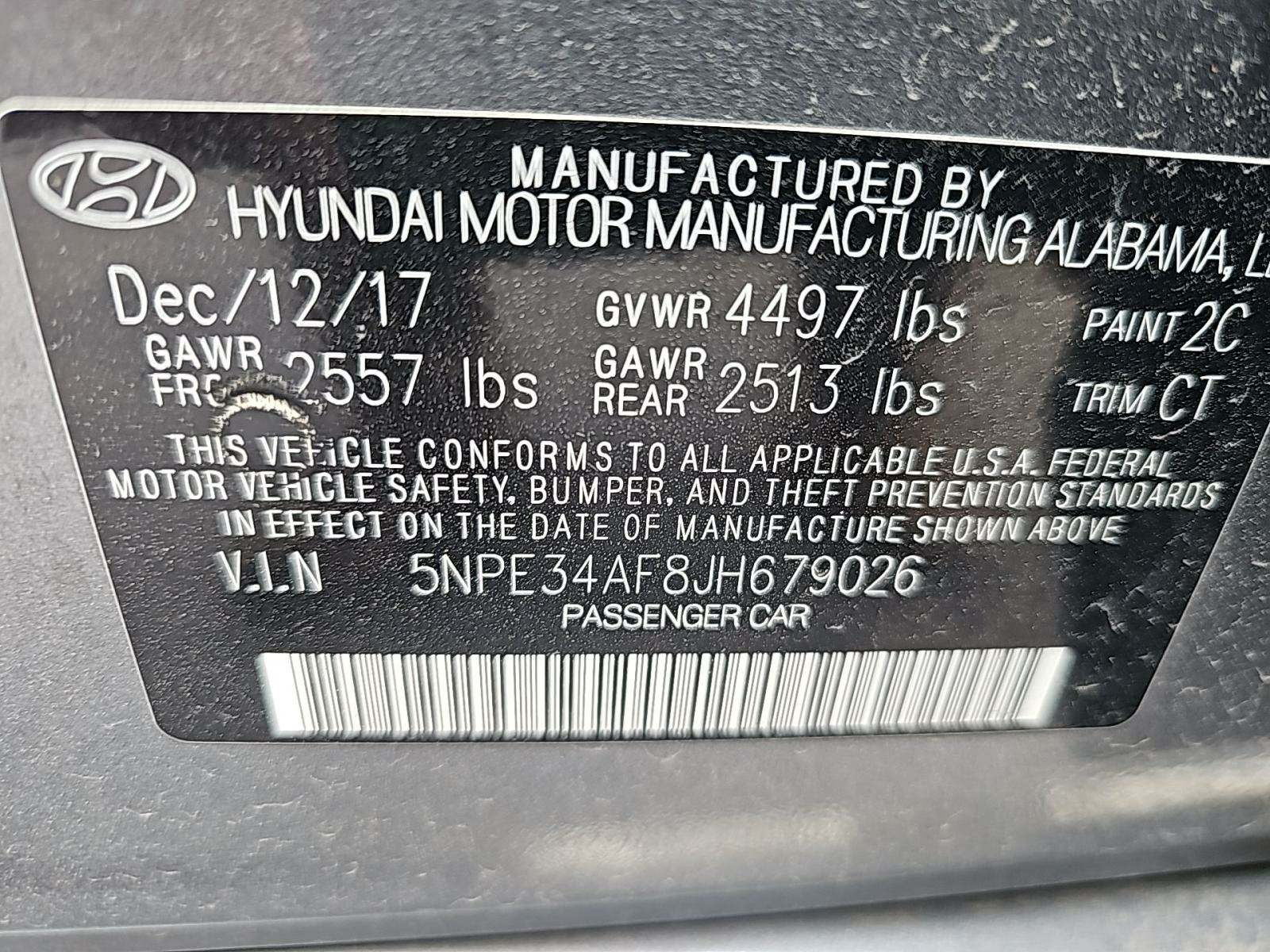 2018 Hyundai Sonata Sport FWD