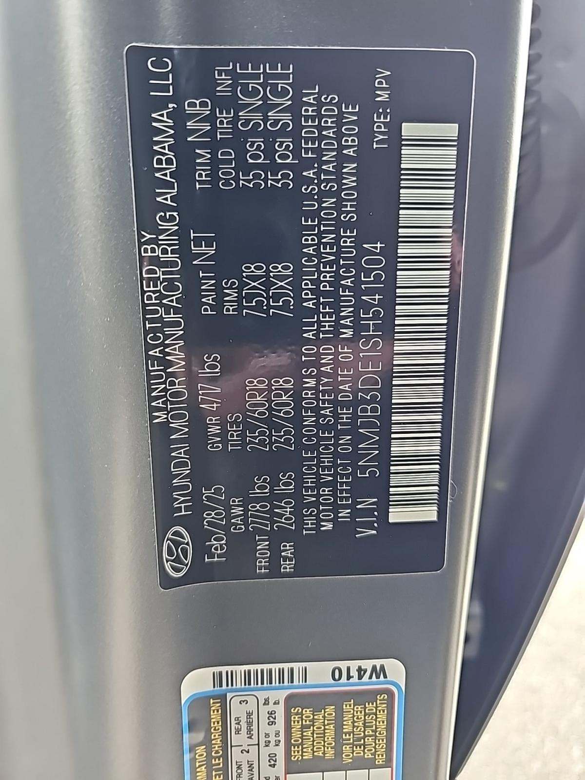 2025 Hyundai Tucson SEL FWD