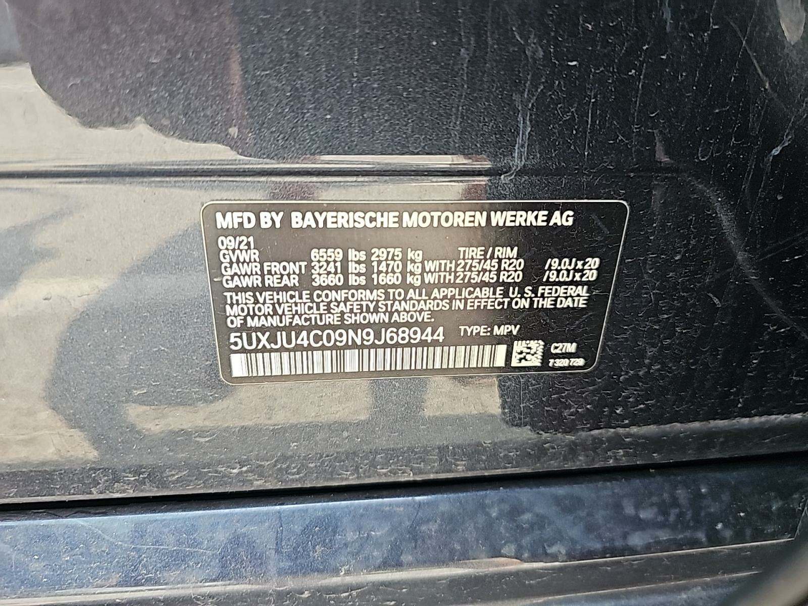 2022 BMW X5 M50i AWD