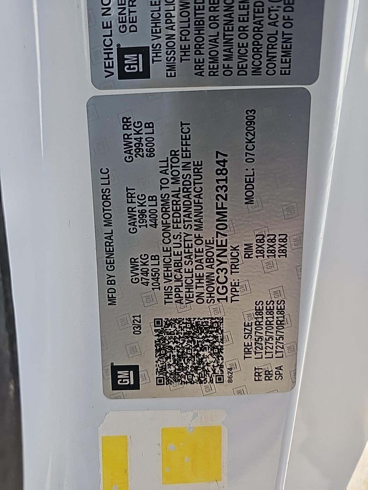 2021 Chevrolet Silverado 2500HD LT AWD