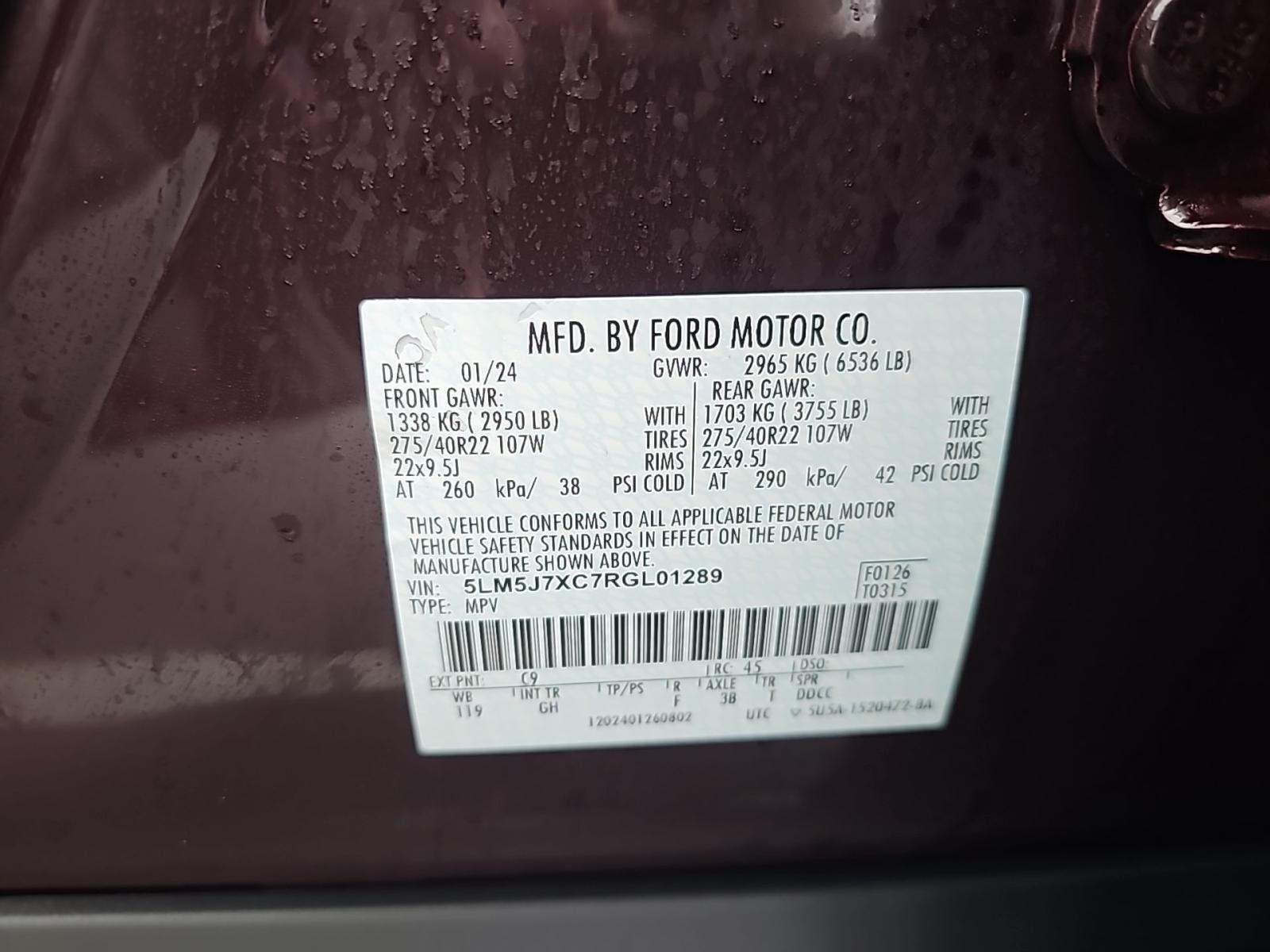 2024 Lincoln Aviator Reserve AWD