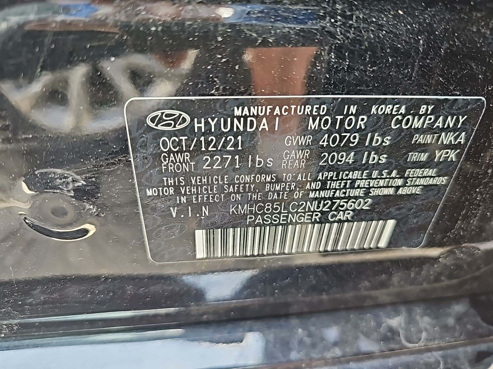 2022 Hyundai Ioniq Hybrid SEL FWD