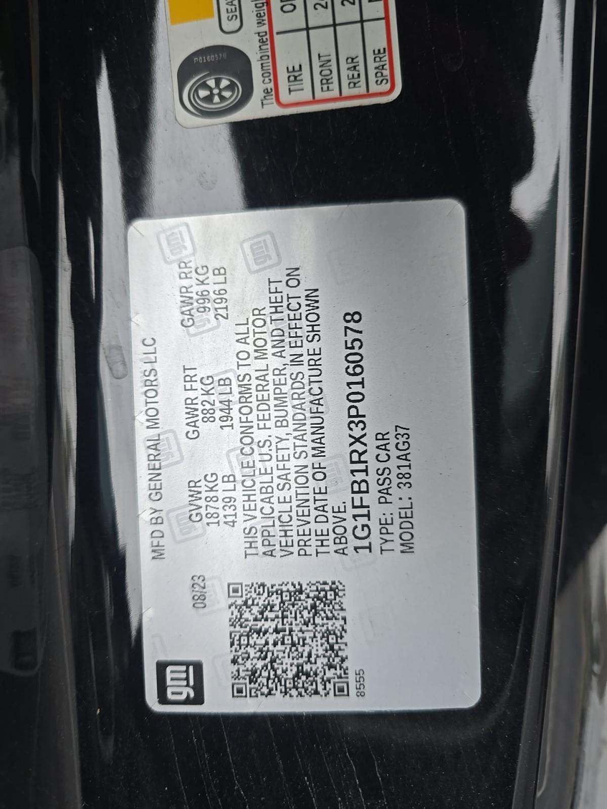 2023 Chevrolet Camaro 1LT RWD