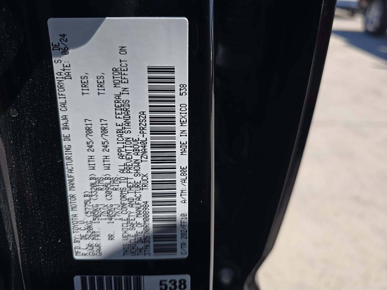 2024 Toyota Tacoma SR5 RWD