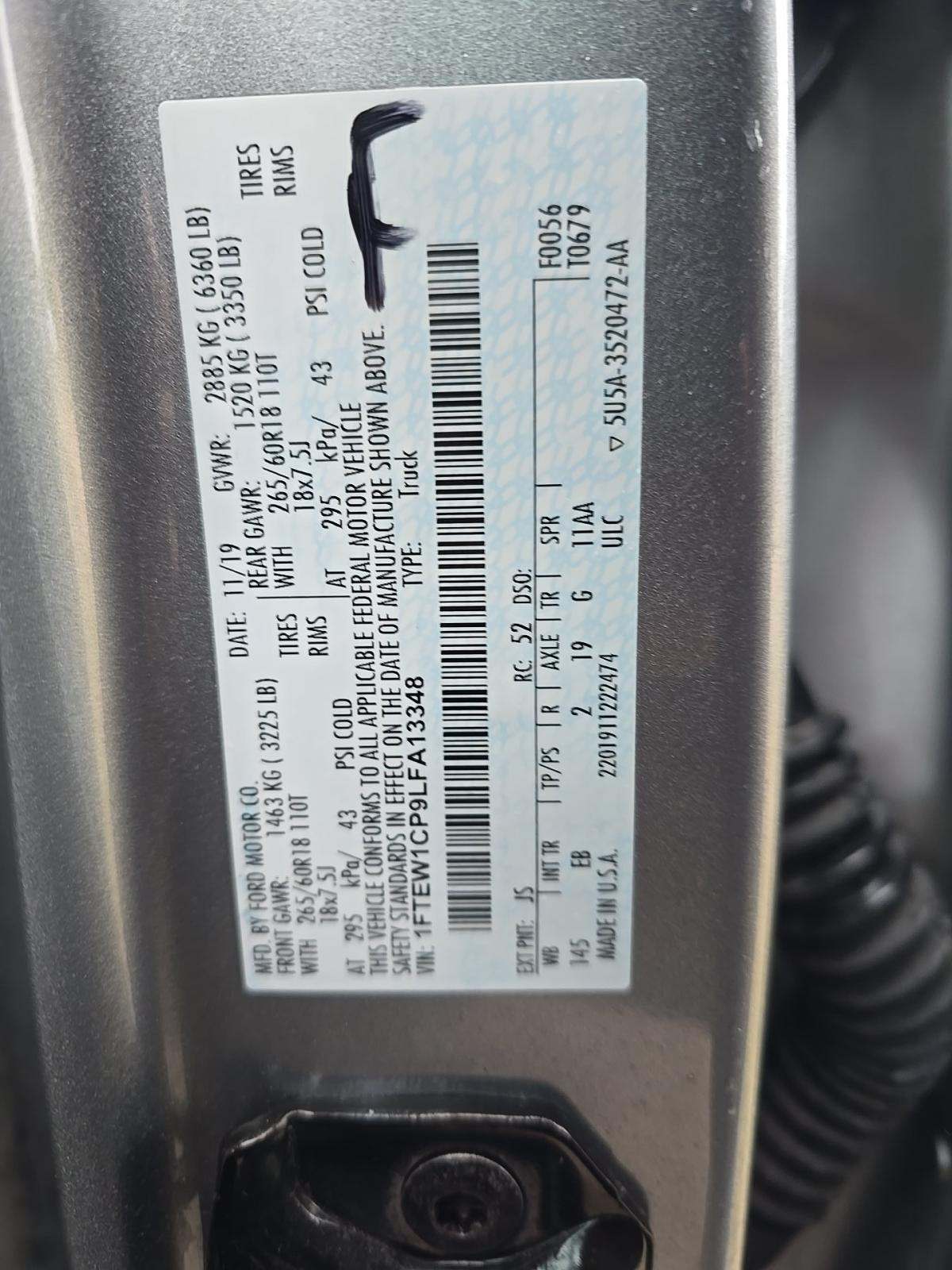 2020 Ford F-150 Lariat RWD