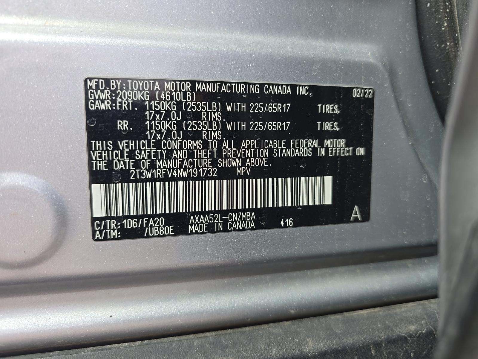 2022 Toyota RAV4 XLE FWD