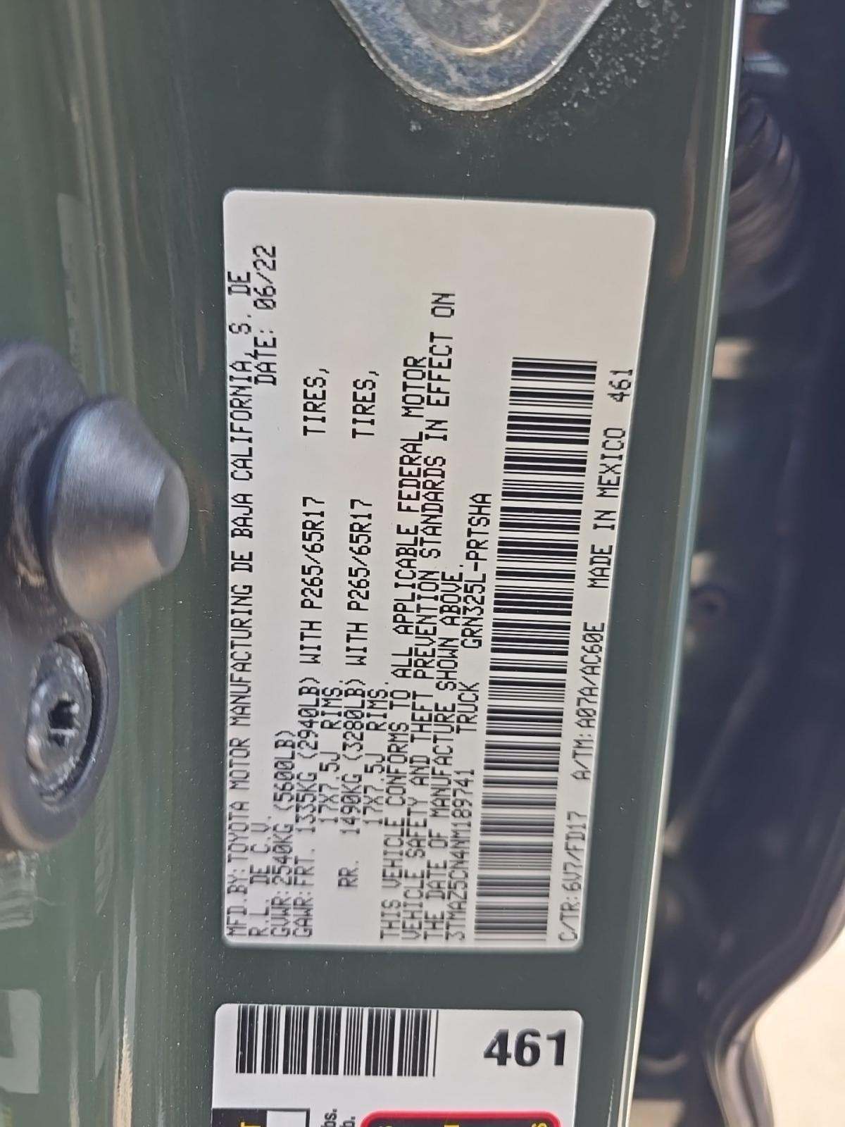 2022 Toyota Tacoma TRD Sport RWD