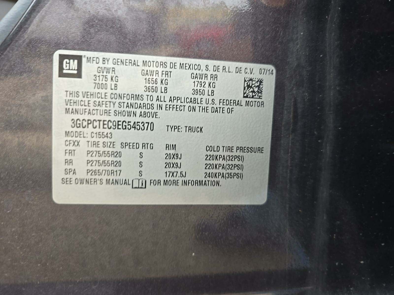 2014 Chevrolet Silverado 1500 High Country RWD