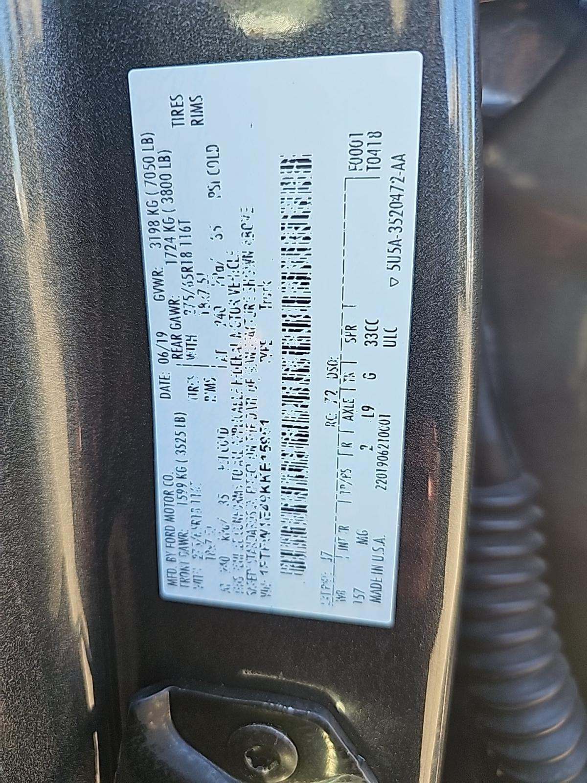 2019 Ford F-150 XLT AWD