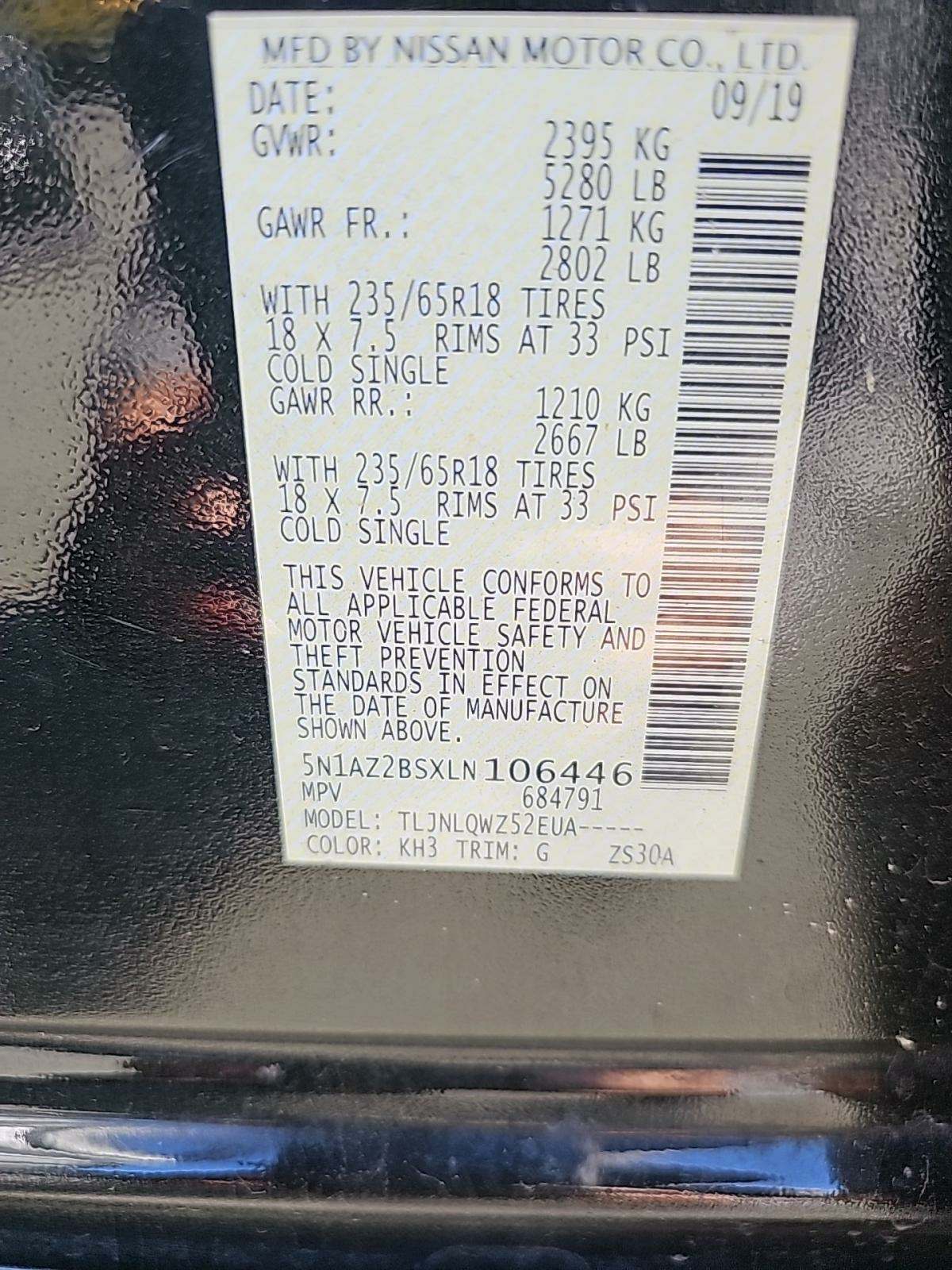 2020 Nissan Murano SV AWD