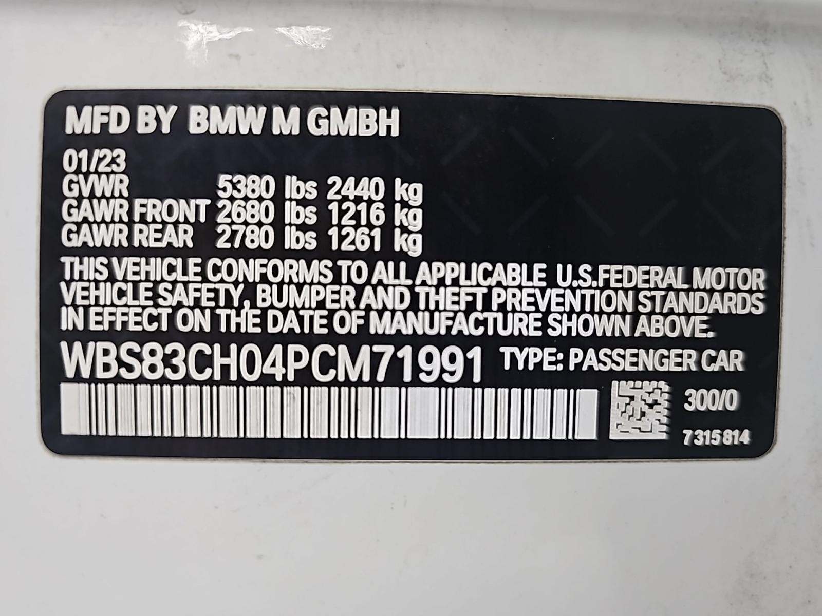 2023 BMW M5 Base AWD